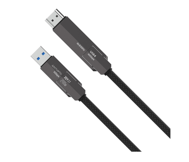 4smarts Kabel ComboCord USB4 HDMI 240W   1.5m czarny - 1512617 - zdjęcie 2
